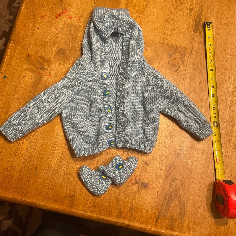 Sweater and Booties for infant